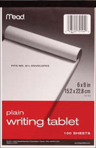 Mead Unruled Writing Tablet 6"X9"