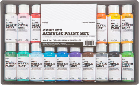 Acrylic Paint Set 2oz 16/Pkg