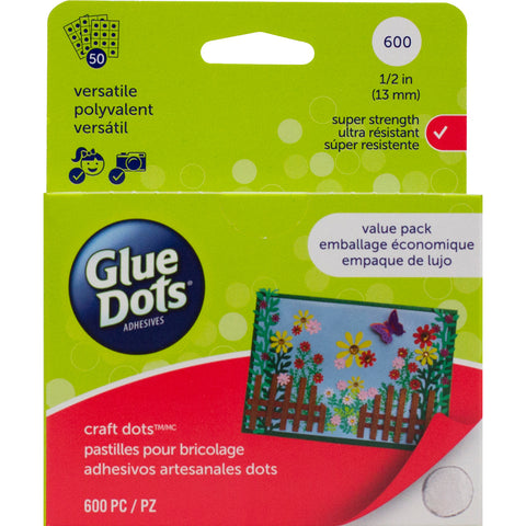 Glue Dots .5" Craft Dot Sheets Value Pack