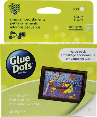 Glue Dots .1875" Mini Dot Sheets Value Pack