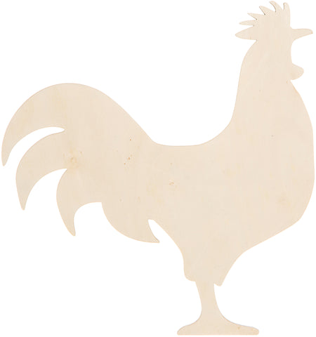 Wood Rooster