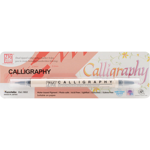 ZIG Memory System Calligraphy Dual-Tip Marker (Packaged)