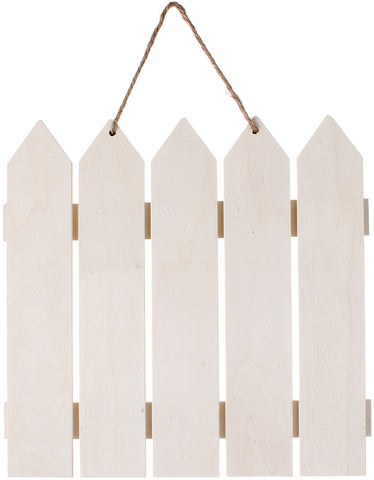 Wood Wall Hanging Picket Fence