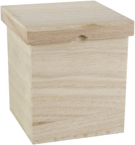 Wood Box W/Lid