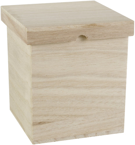 Wood Box W/Lid