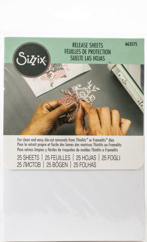 Sizzix Release Sheets 4"X6" 25/Pkg