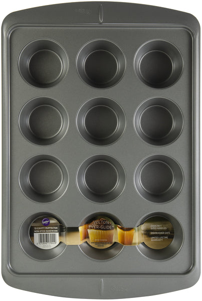 Wilton Ever - Glide Non - Stick Muffin Pan 12 - Cup