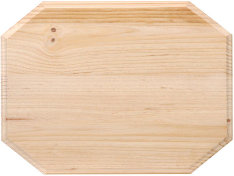 Wood Plaque Octagon