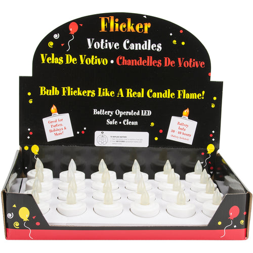 Battery Operated LED Votive Flicker Candle