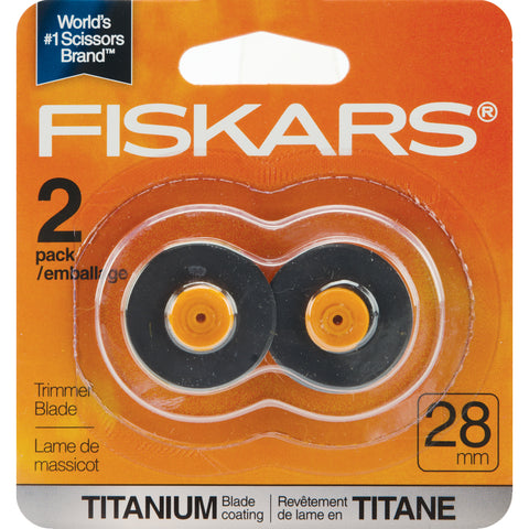 Fiskars Rotary Trimmer Titanium Blades 2/Pkg