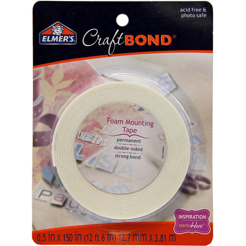 Elmer's CraftBond(R) Permanent Foam Mounting Tape
