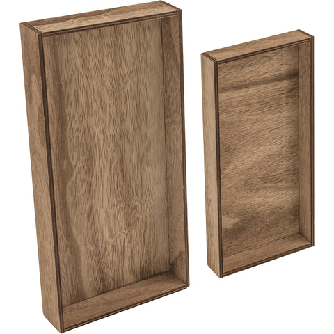 Idea-Ology Wooden Vignette Trays 2/Pkg