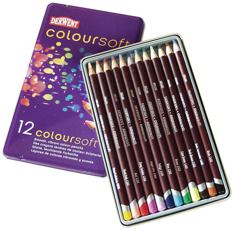 Derwent Coloursoft Pencils 12/Pkg