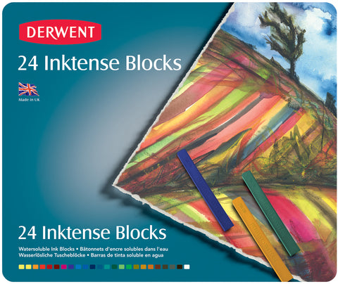 Derwent Inktense Blocks 24/Pkg