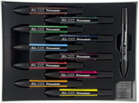 Winsor & Newton ProMarkers Graphic Marker Collection Set