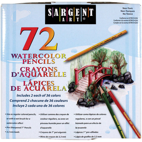Watercolor Pencils 72/Pkg