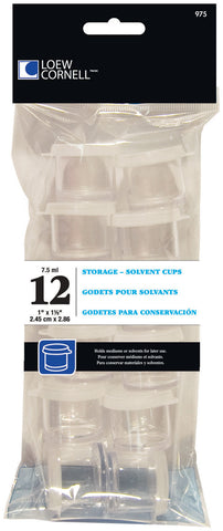Acrylic Storage Cups 12/Pkg