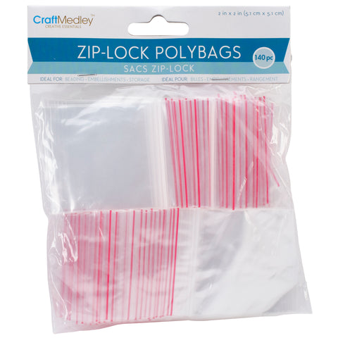 Ziplock Polybags 140/Pkg
