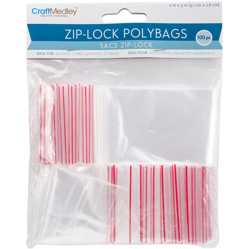 Ziplock Polybags 100/Pkg