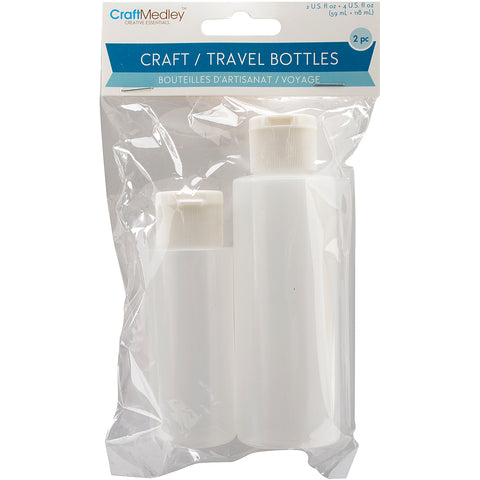 Craft/Travel Bottles 2/Pkg