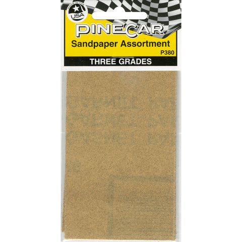 Pine Car Derby Sandpaper Assortment