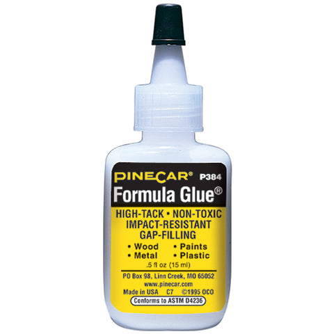 Pine Car Derby Formula Glue