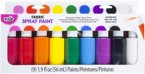 Tulip Fabric Spray Paint Party Pack 1.9oz 9/Pkg