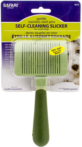 Safari Dog Self-Cleaning Slicker Brush