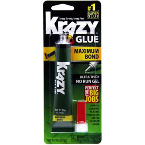 Krazy Glue(R) Maximum Bond No-Run Gel