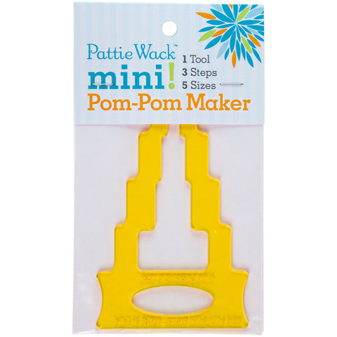 PattieWack Mini Pom-Pom Maker 5"X3"