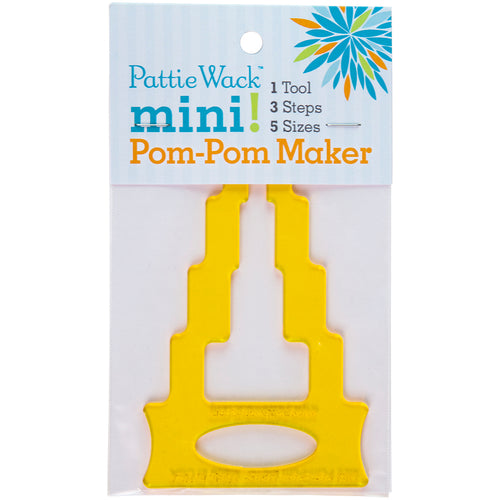 PattieWack Mini Pom-Pom Maker 5"X3"