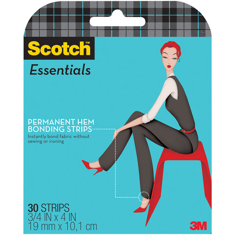 Scotch Essentials Permanent Hem Bonding Strips