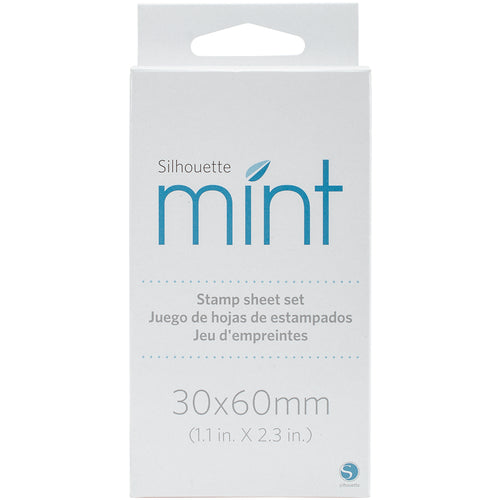 Silhouette Mint Stamp Sheets 1"X2.25" 2/Pkg