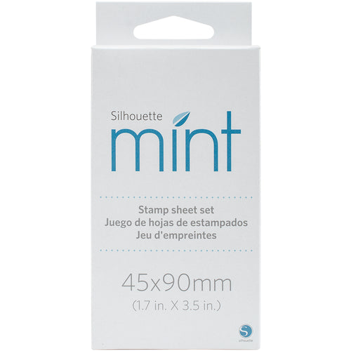 Silhouette Mint Stamp Sheets 1.75"X3.5" 2/Pkg