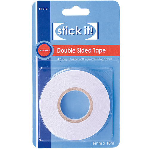 Stick It! Double-Sided Tape 6mmX18m
