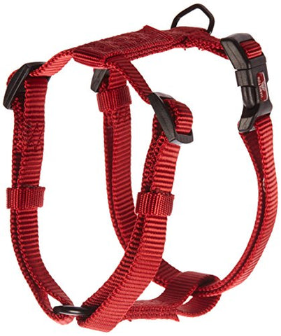 Hamilton Adjustable Comfort Nylon Dog Harness, Red, 5/8" x 12-20"