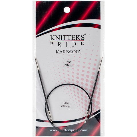 Knitter's Pride-Karbonz Fixed Circular Needles 16"