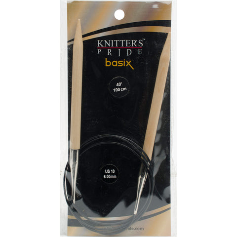 Knitter's Pride-Basix Fixed Circular Needles 40"