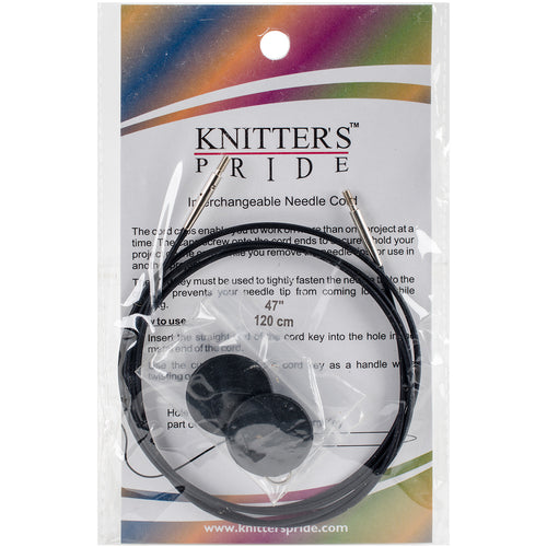 Knitter's Pride-Interchangeable Cords 37" (47" w/ tips)