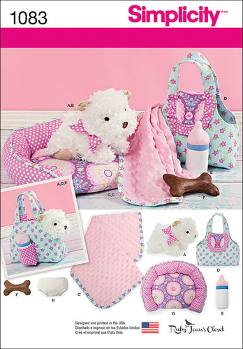 Simplicity Ruby Jenas Closet 8" Stuffed Puppy & Accessories