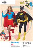 Simplicity Misses Supergirl & Batgirl Costumes