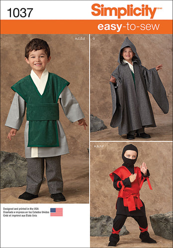 Simplicity Boys Easy To Sew Costumes