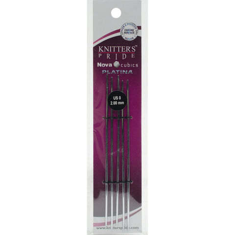 Knitter's Pride-Cubics Platina Double Pointed Needles 5"