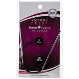 Knitter's Pride-Cubics Platina Fixed Circular Needles 16"