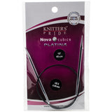 Knitter's Pride-Cubics Platina Fixed Circular Needles 16"