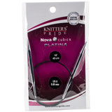 Knitter's Pride-Cubics Platina Fixed Circular Needles 16"