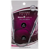 Knitter's Pride-Cubics Platina Fixed Circular Needles 16"