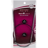 Knitter's Pride-Cubics Platina Fixed Circular Needles 24"