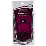 Knitter's Pride-Cubics Platina Fixed Circular Needles 24"