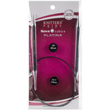 Knitter's Pride-Cubics Platina Fixed Circular Needles 24"